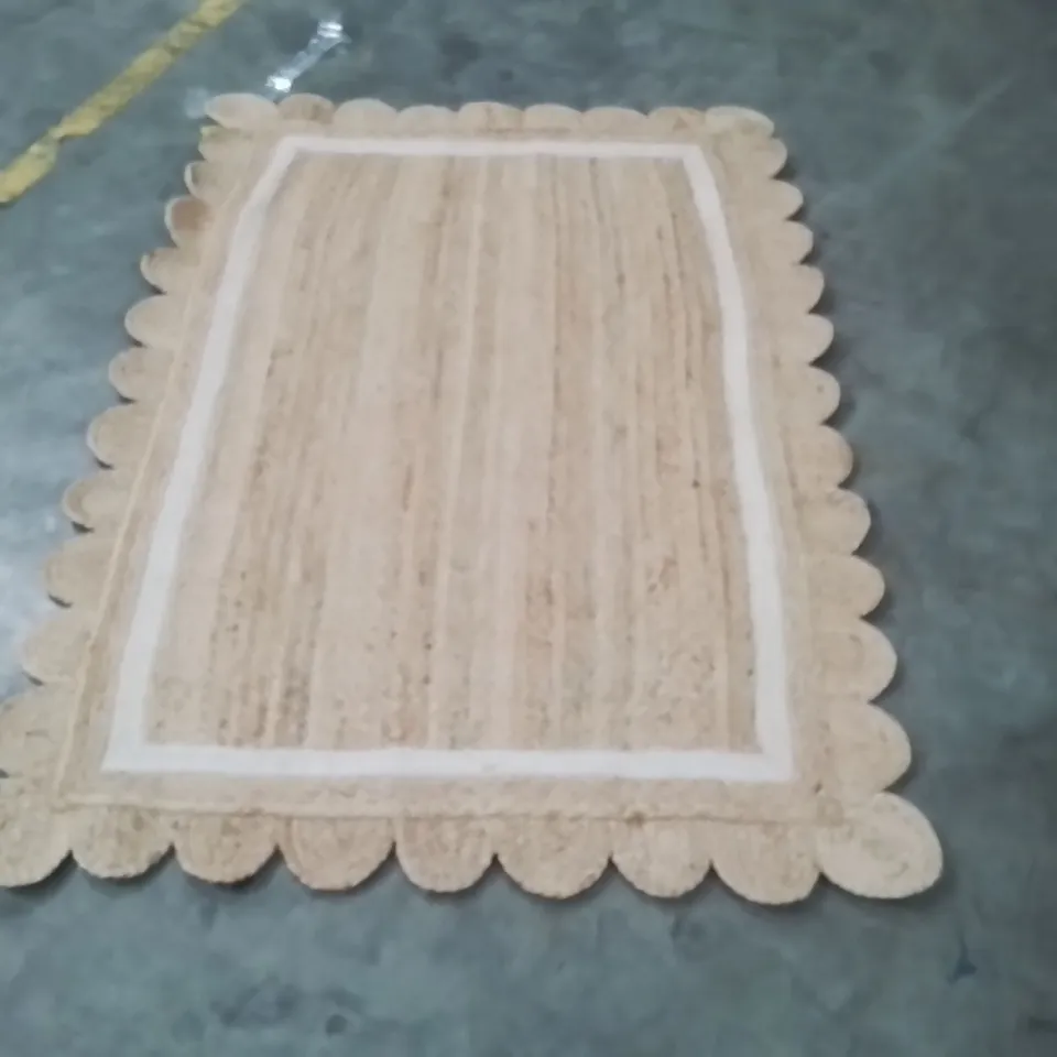 NATURAL FIBER AREA RUG IN NATURAL/IVORY 183X122CM