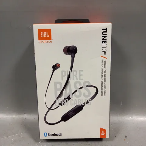 BOXED JBL TUNE110 WIRELESS BLUETOOTH EARPHONES