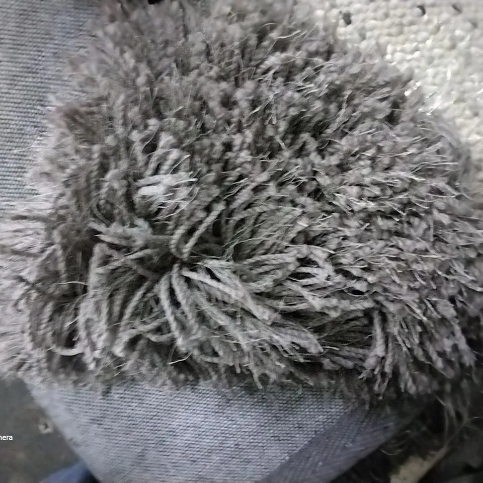 QUALITY CASCADE FINE TWIST SHAGGY TAUPE RUG 160×230CM