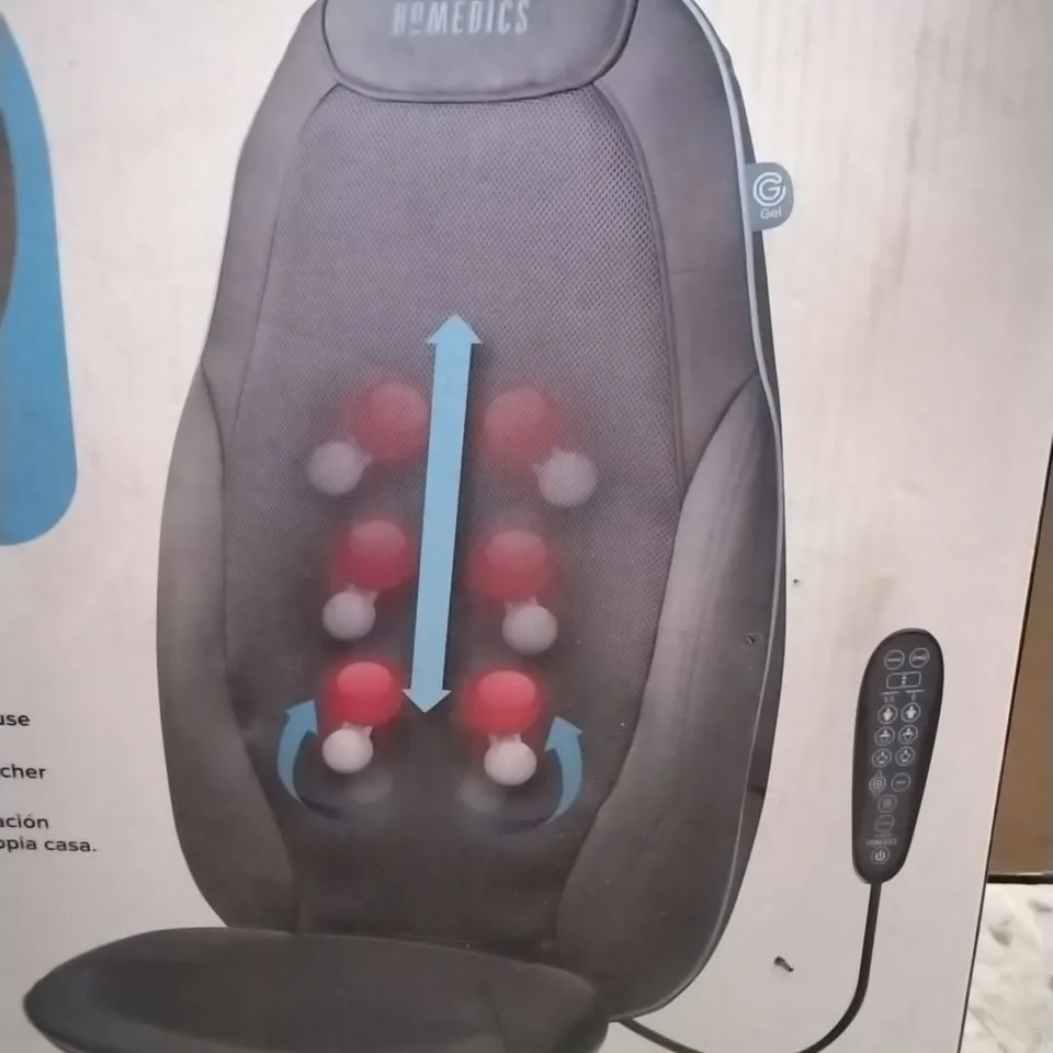 BRAND NEW BOXED HOMEDICS SHIATSU MASSAGER WITH HEAT AND GEL MASSAGE WITH REAL FEEL