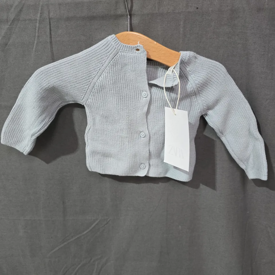 ZARA BABY CARDIGAN – GREY, 1-3 MONTHS (62 CM)