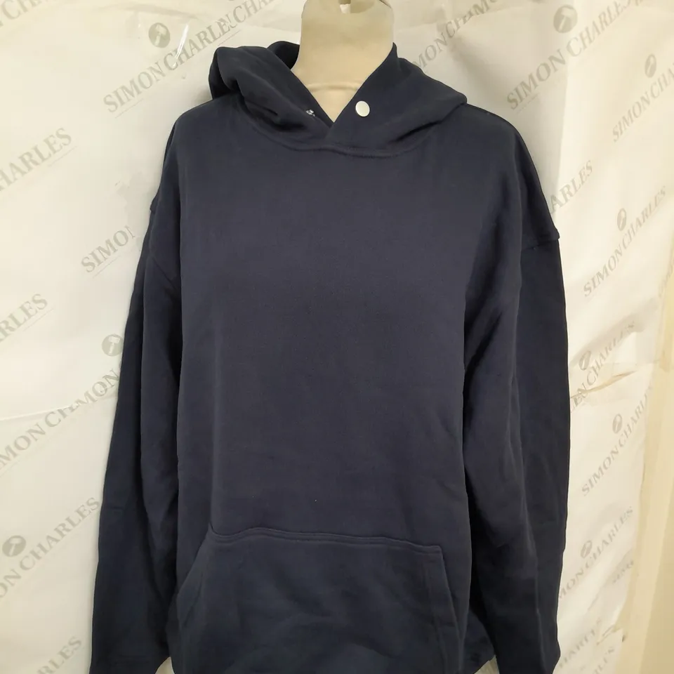 TELETECH PRINTED HOODIE IN NAVY SIZE M