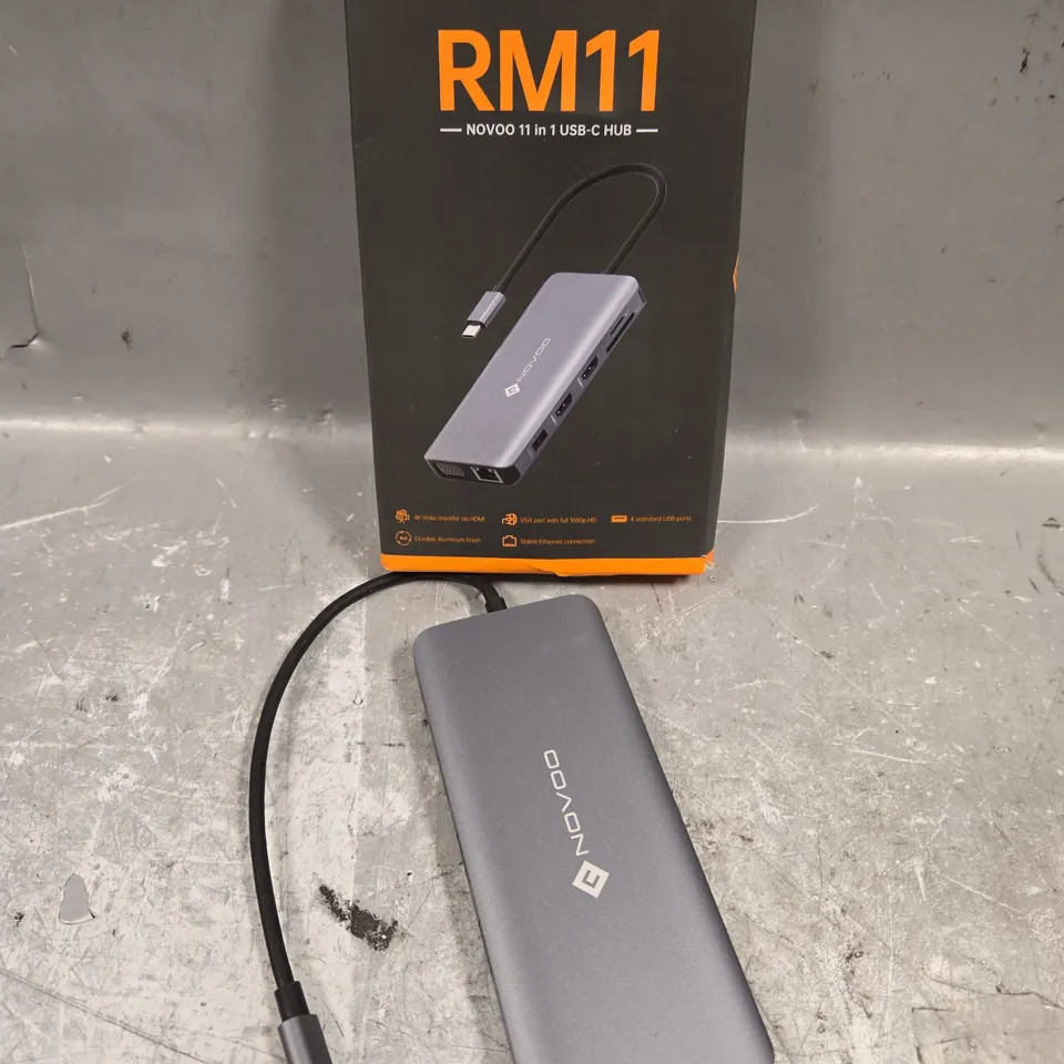 BOXED NOVOO RM11 11-IN-1 USB C HUB 