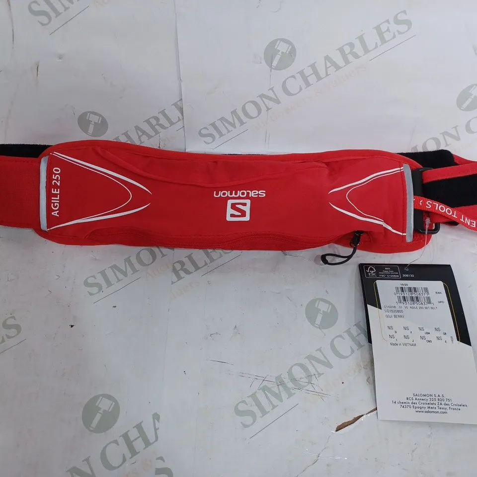 SALOMAN AGILE 250 SET BUMBAG-BELT RED