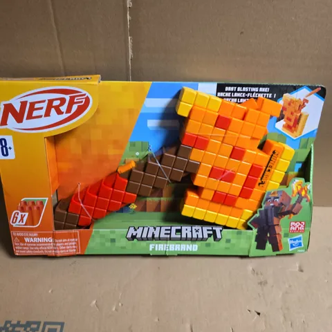 NERF MINECRAFT FIREBRAND DART BLASTER – BOXED
