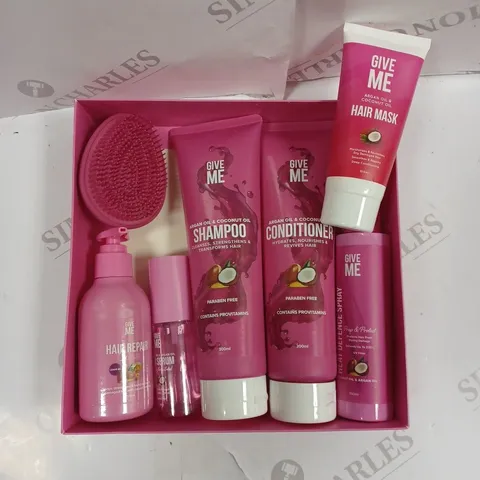BOXED GIVE ME THE FULL HAIRCARE SET
