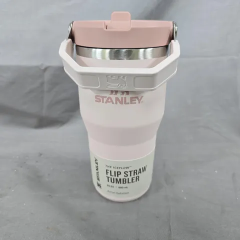 STANLEY ICEFLOW FLIP STRAW TUMBLER 20 OZ (590 ML) – PINK/WHITE