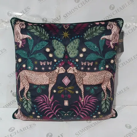M&S EMBROIDERED & EMBELLISHED CUSHION