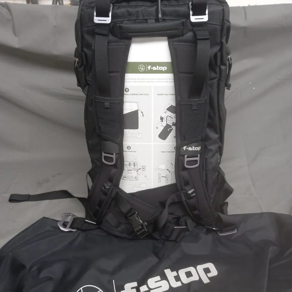 FSTOP INTERNAL CAMERA UNIT RUCKSACK IN BLACK