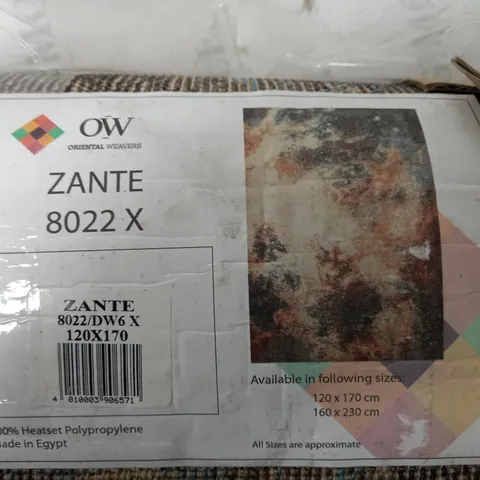 ORIENTAL WEAVERS ZANTE MULTI-COLOURED RUG 120 X 170CM