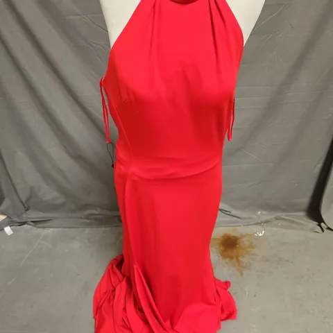 PROM FROCKS HALTERNECK PROM DRESS IN RED SIZE 12