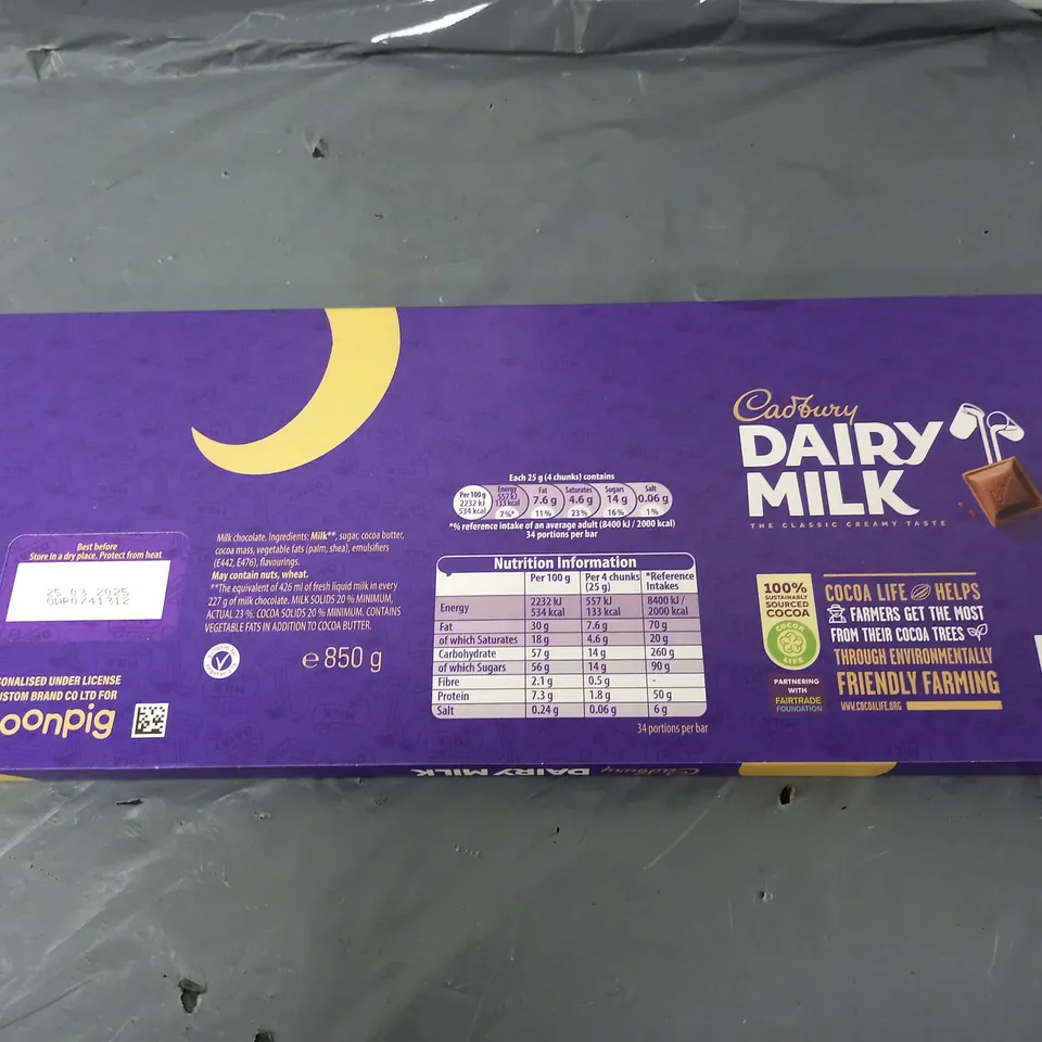 QADBURY LOVE YOU DAD 850G BAR 