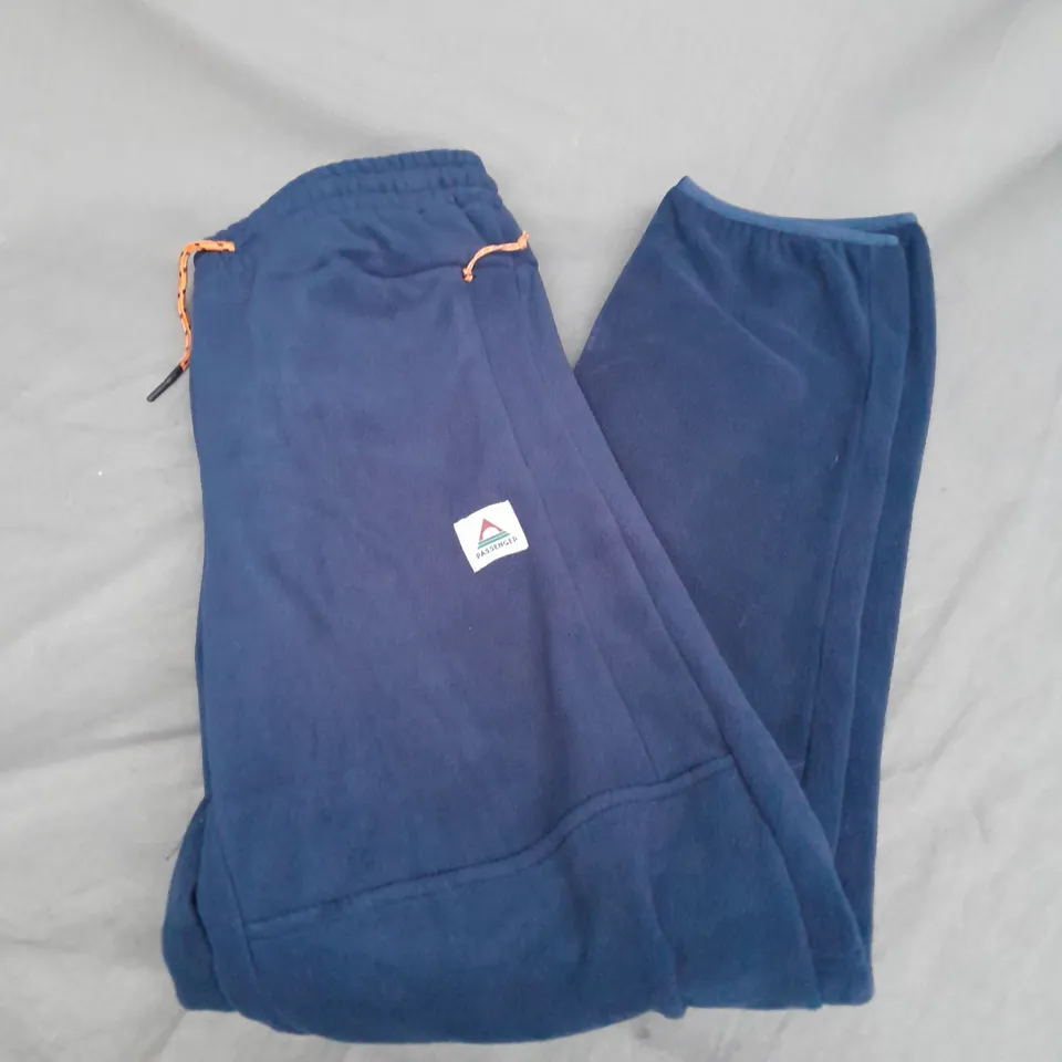 PASSENGER SET OFF RECYCLED POLAR FLEECE JOGGER IN RICH NAVY SIZE M