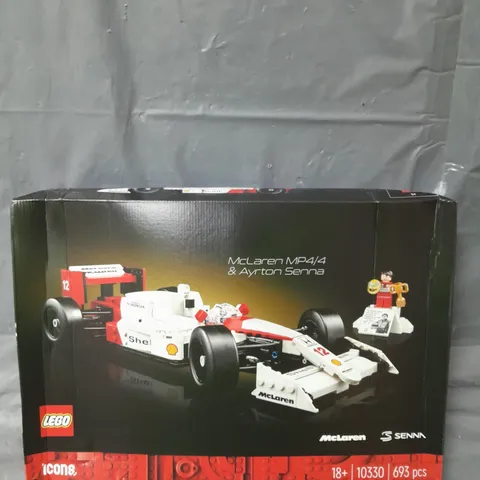 BOXED LEGO MCLAREN MP4 & AYRTON SENNA 10330