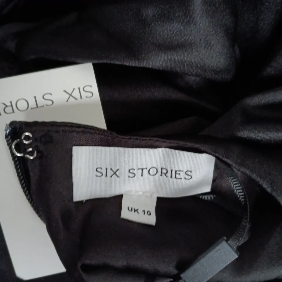 SIX STORIES WOMEN'S BLACK DRESS – UK SIZE 10