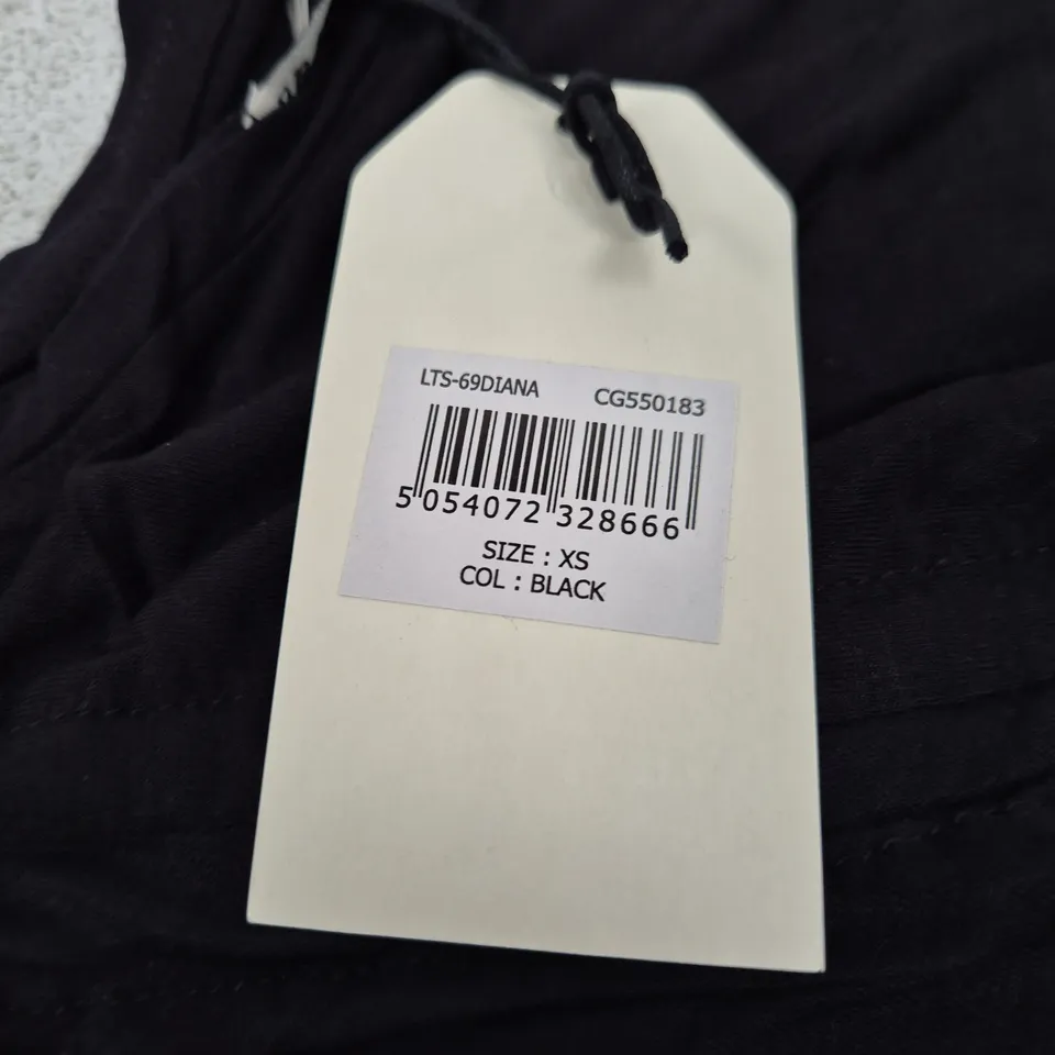 BRAVE SOUL LONDON BLACK DRESS - WOMEN'S XS (UK6)
