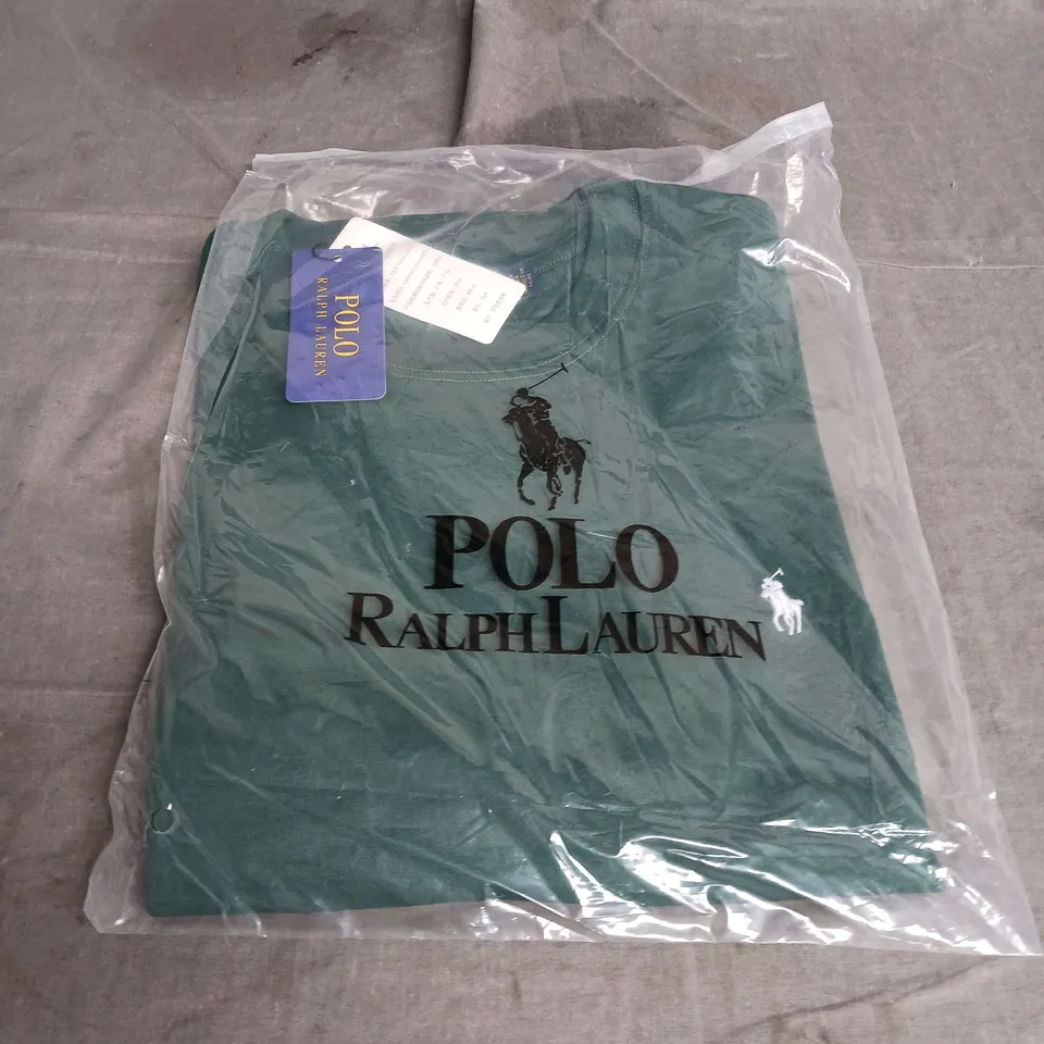 POLO RALPH LAUREN GREEN TOP SIZE M
