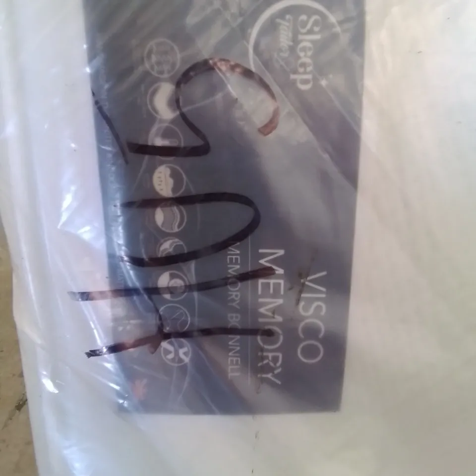 QUALITY BAGGED 4'6" DOUBLE VISCO SLEEP MEMORY BONNELL MATTRESS 