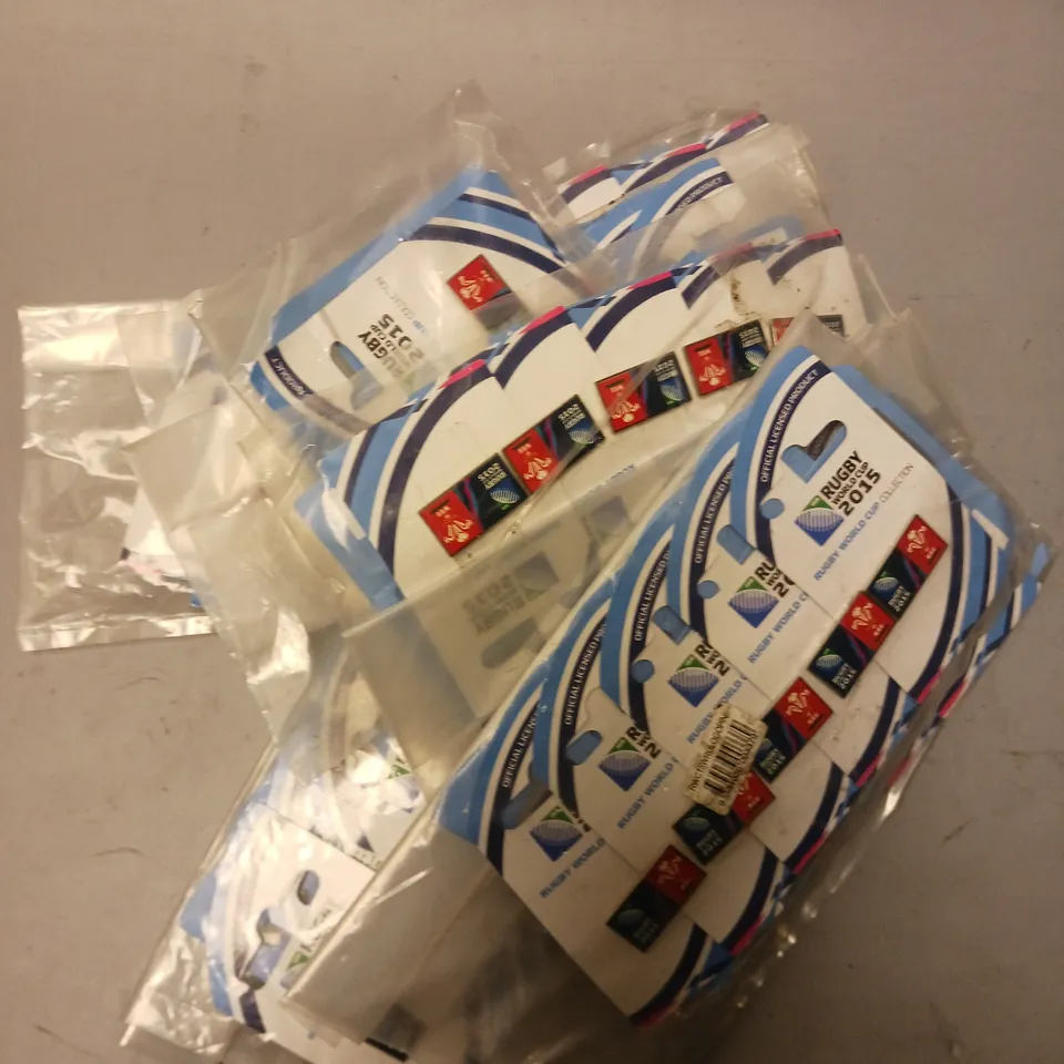 APPROXIMATELY 80 RUGBY WORLD CUP WALES PIN BADGES 