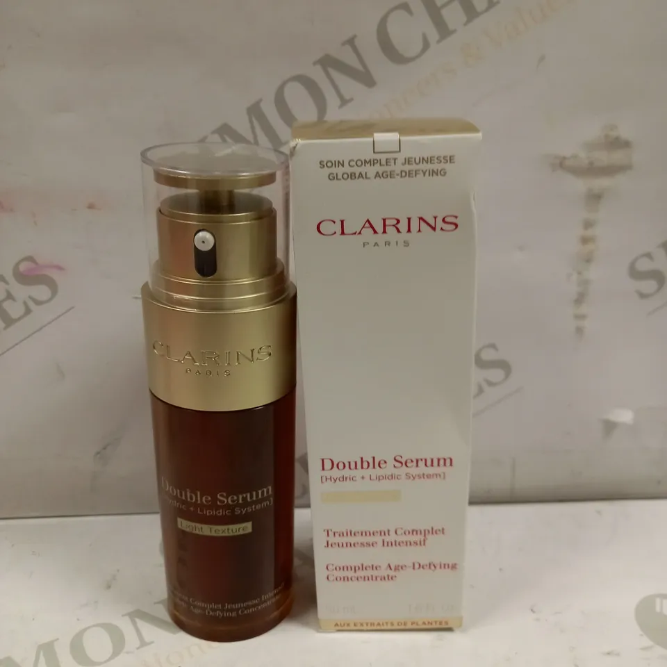 CLARINS DOUBLE SERUM COMPLETE AGE-DEFYING CONCENTRATE - 50ML