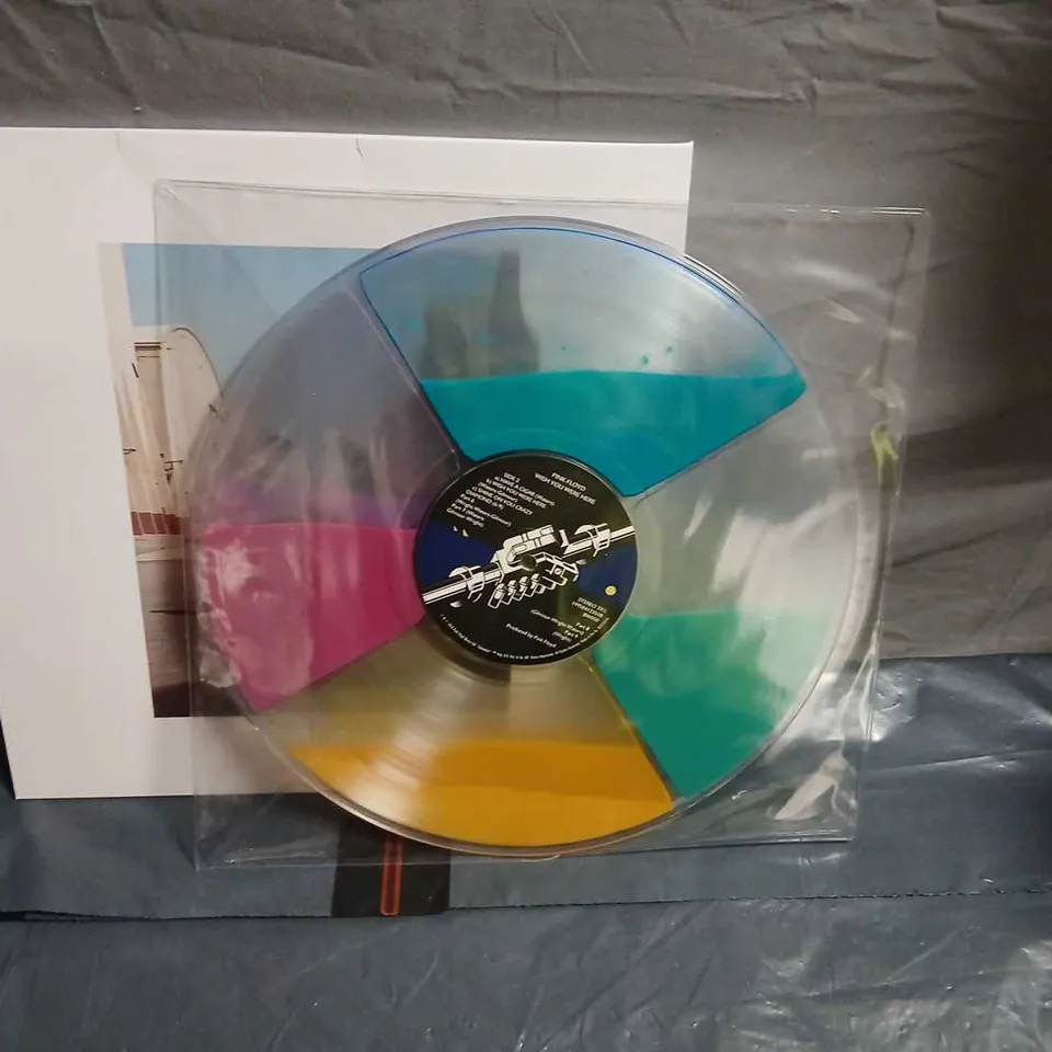 PINK FLOYD WISH YOU WERE HERE – COLOURED VINYL LP (MULTI-COLOUR DISC)