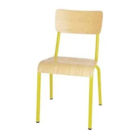 BRAND NEW BOXED SET OF 4 BOLERO CANTINA SIDE CHAIR - YELLOW