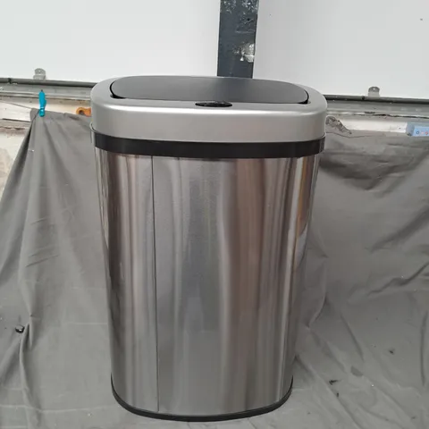 DISPLAY4TOP STAINLESS STEEL TOUCH LID BIN (58L)