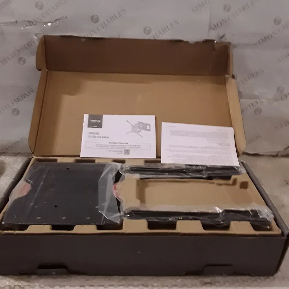 BOXED SANUS FULL-MOTION TV WALL MOUNT FOR 47-70" TV'S- F180C-B2