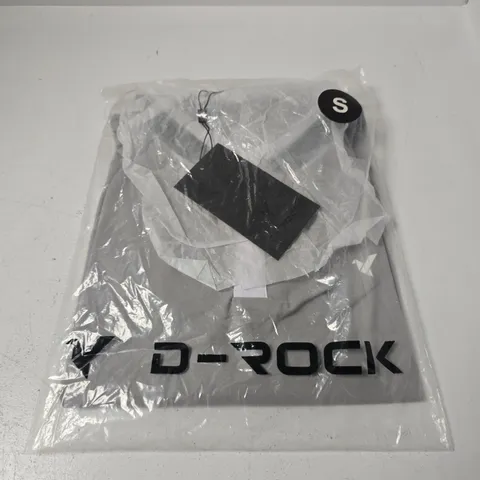 D-ROCK MEN'S LONG SLEEVE POLO SHIRT – GREY, UK SIZE S
