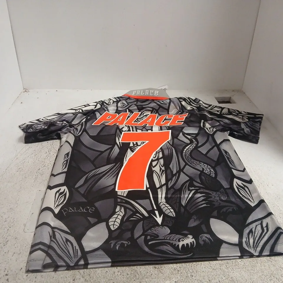 NIKE ENGLAND X PALACE MENS EXTRA SMALL FOOTBALL SHIRT "PALACE 7" ON REVERSE