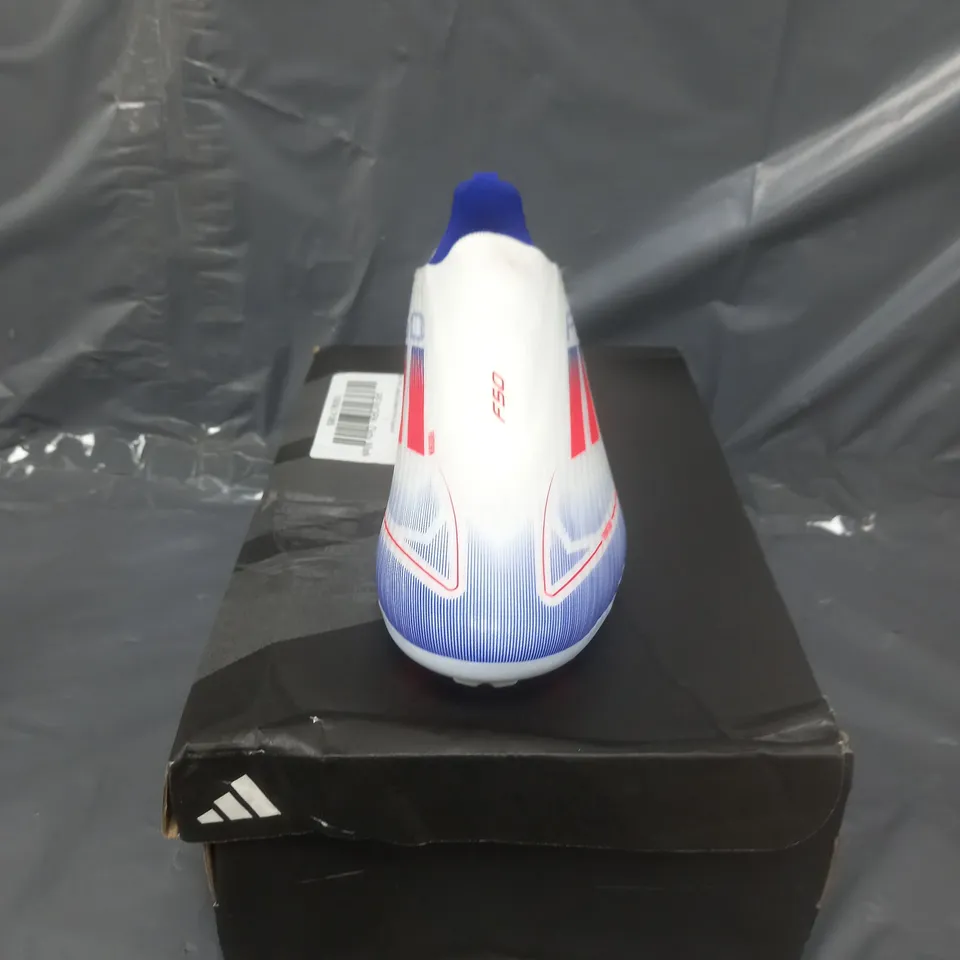 ADIDAS UNISEX F50 LEAGUE LACELESS FOOTBALL BOOTS FIRM GROUND SIZE 4  RRP £55