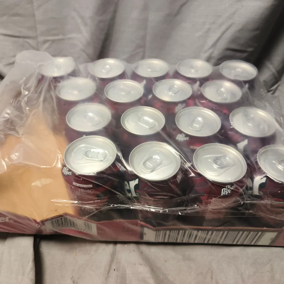 DR PEPPER 18 X 330ML CANS - COLLECTION ONLY