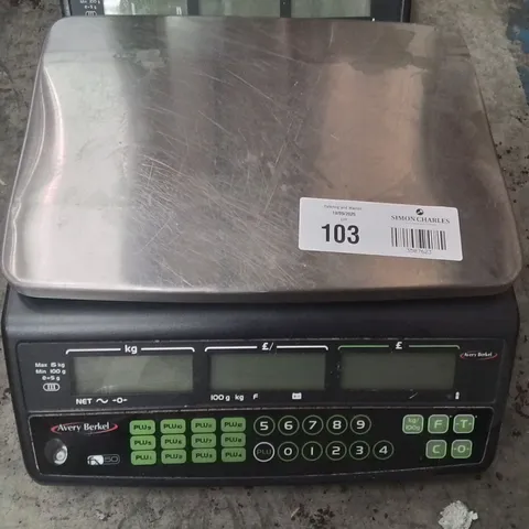 AVERY BERKEL FX50 RETAIL SHOP WEIGHING SCALE. 