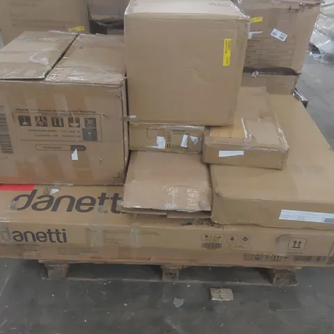 PALLET CONTAINING A LARGE QUANTITY OF ASSORTED FURNITURE PARTS