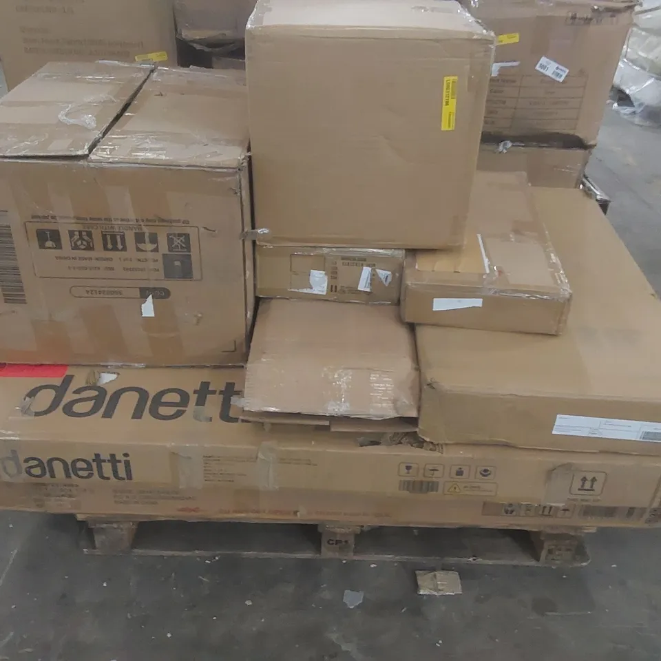 PALLET CONTAINING A LARGE QUANTITY OF ASSORTED FURNITURE PARTS