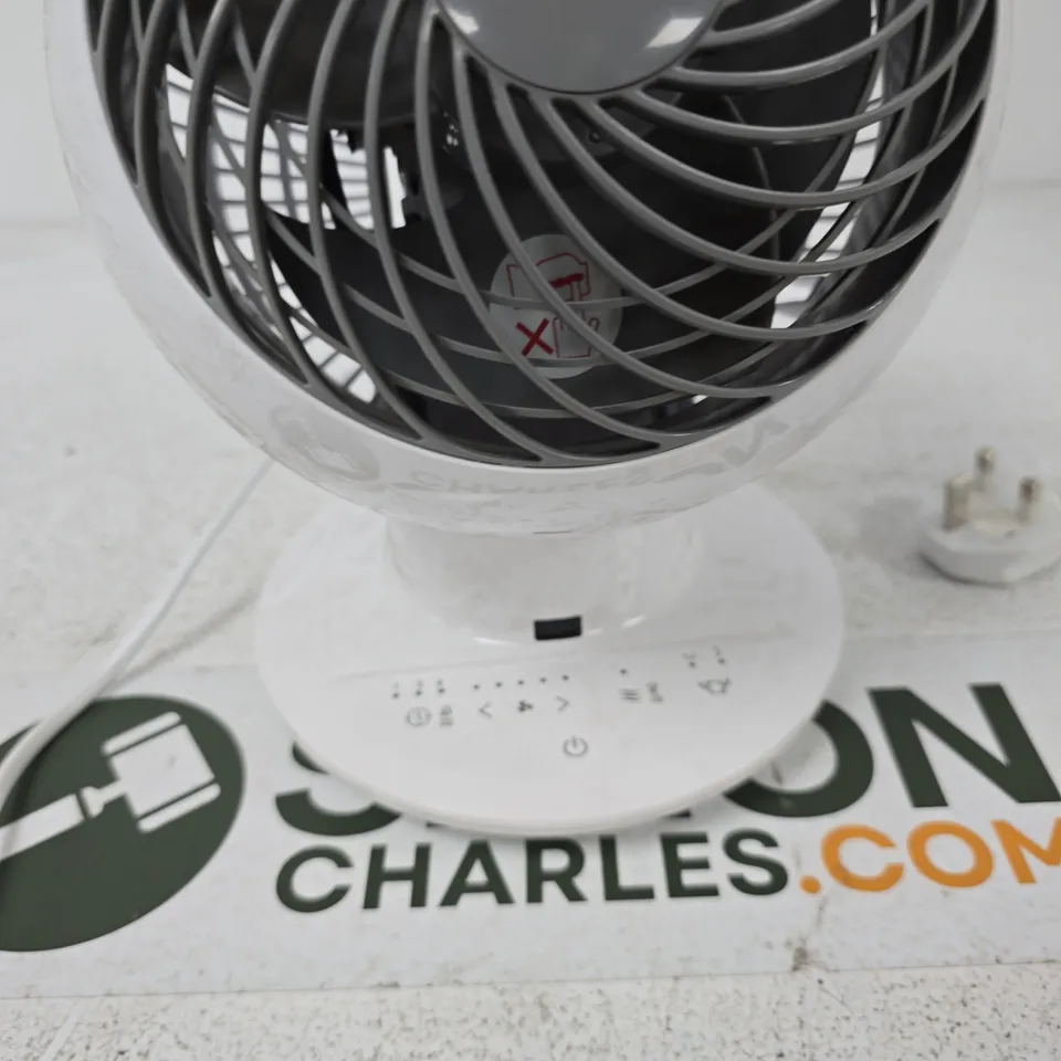 WOOZOO CIRCULATOR FAN – WHITE, DESK/TABLE FAN WITH REMOTE