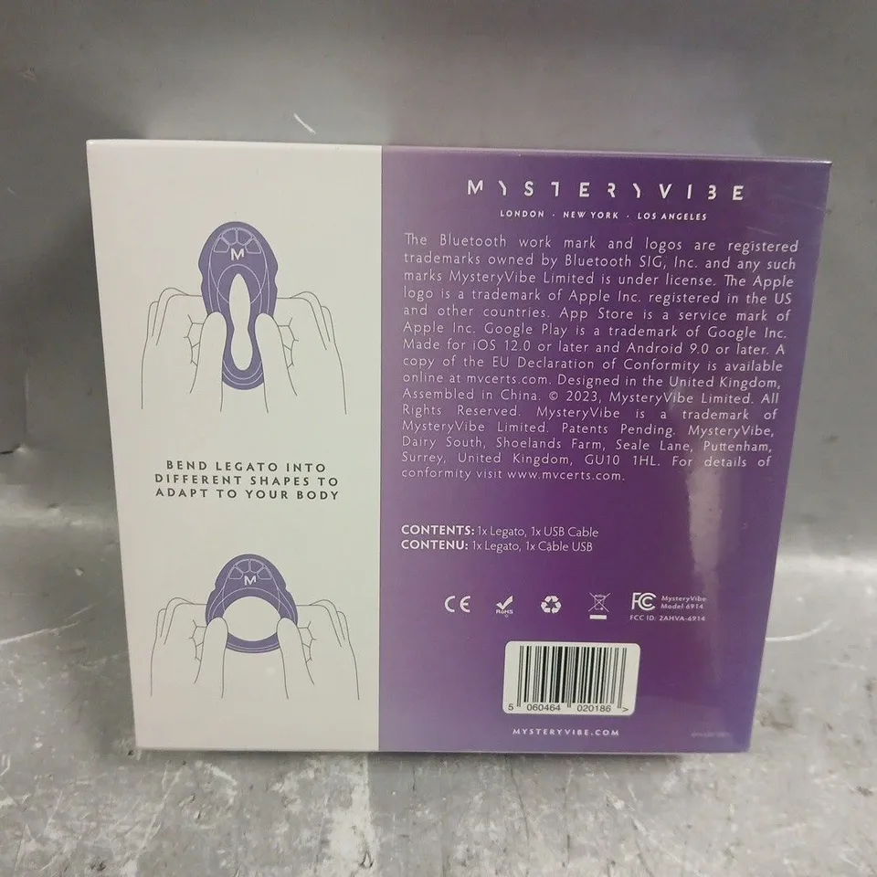 SEALED MYSTERYVIBE LEGATO COMPLETE LABIA VIBRATOR