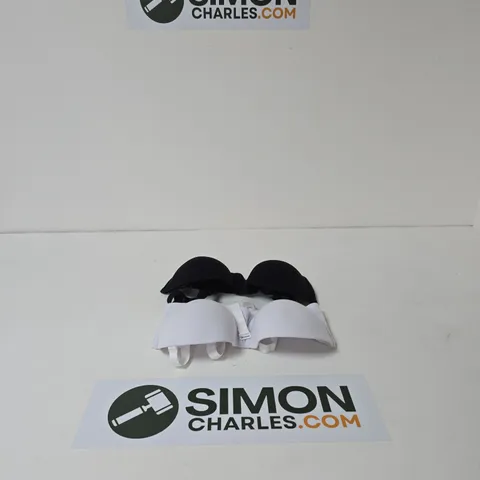 PACK OF 2 BPC BRAS - WHITE & BLACK - UK SIZE 34C
