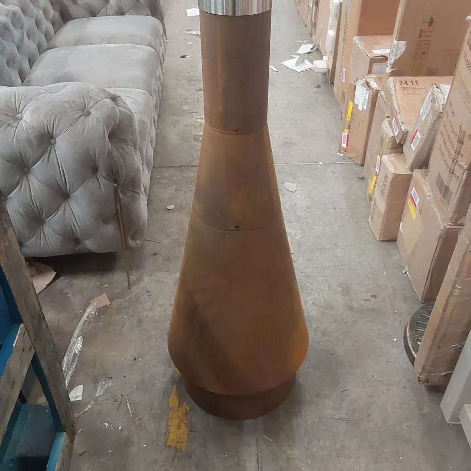 METAL CHIMINEA OUTDOOR FIREPLACE 