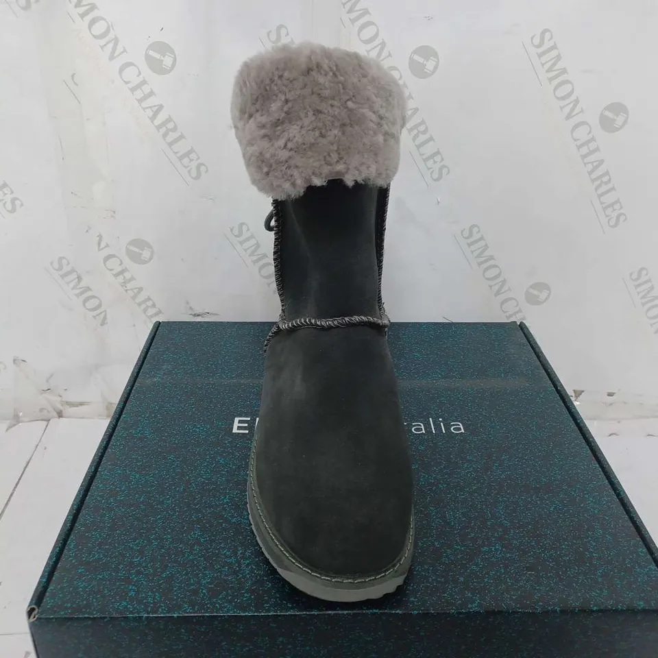 BOXED EMU BIRDWOOD WATERPROOF SHEEPSKIN BOOTS - SIZE W7/M6