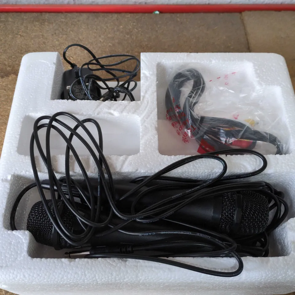 DAEWOO BLUETOOTH KARAOKE MACHINE WITH BUILT-IN 5 INCH LED DISPLAY – BOXED