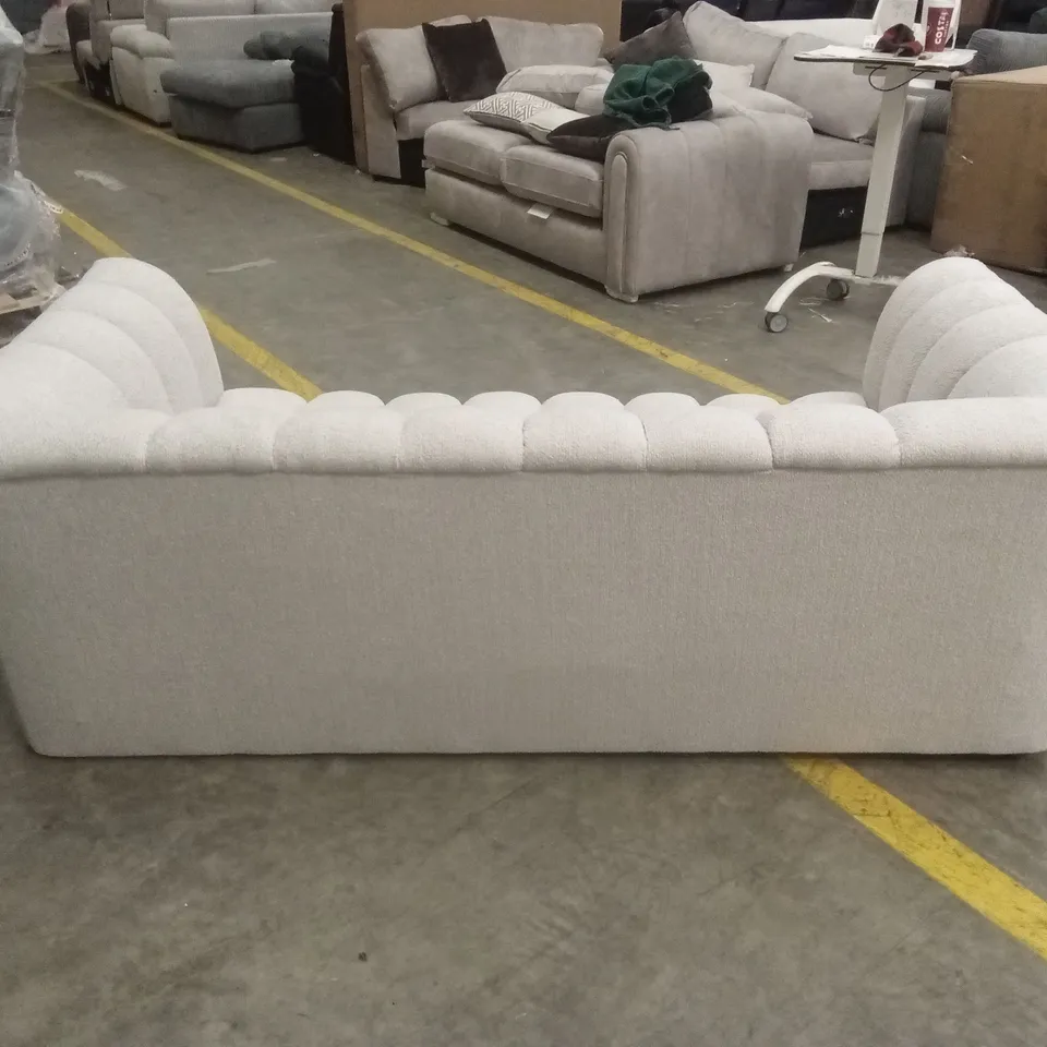 MIKAH 3 SEATER FABRIC SOFA - NATURAL RRP £899
