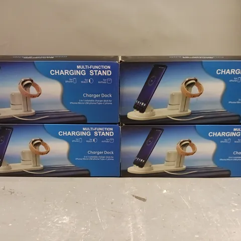 4 X BOXED MULTI-FUNCTION CHARGING DOCK STANDS