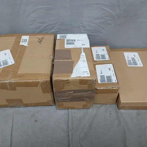 BOX OF APPROXIMATELY 10 ASSORTED HOUSEHOLD ITEMS TO INCLUDE 21-PIECE HOOK SET, SOLAR UP AND DOWN WALL LIGHT, ETC - COLLECTION ONLY