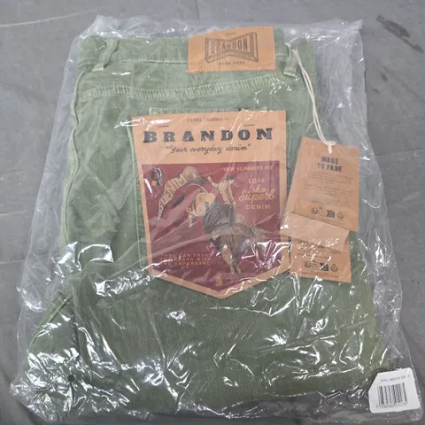 BRANDON JEANS ARMY GREEN – WAIST 34
