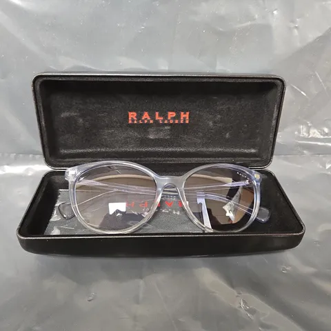 RALPH LAUREN ROUND SUNGLASSES IN BLUE