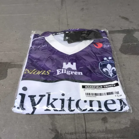 WAKEFIELD TRINITY REPLICA AWAY JERSEY – ADULT, PURPLE. MEDIUM