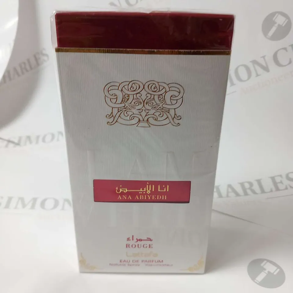 BOXED AND SEALED LATTAFA ANA ABIYEDH ROUGE EAU DE PARFUM 60ML