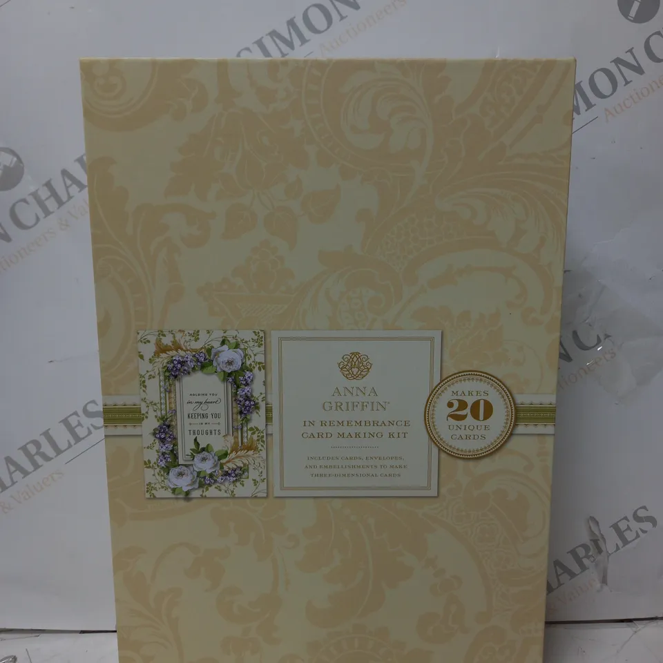 BOXED ANNA GRIFFIN IN REMEMBRANCE CARD MAKING KIT