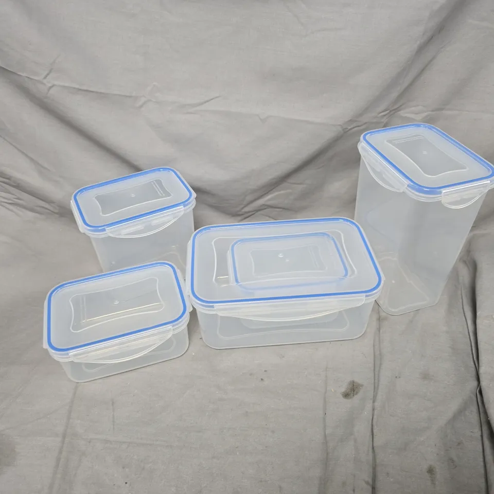 BOXED JOHN LEWIS 5 STORAGE CONTAINERS